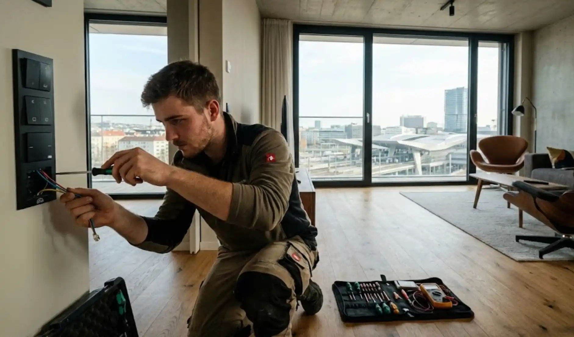 Installation moderner Smart-Home-Systeme durch Elektrofachkraft in Wien – Elektriker Wien