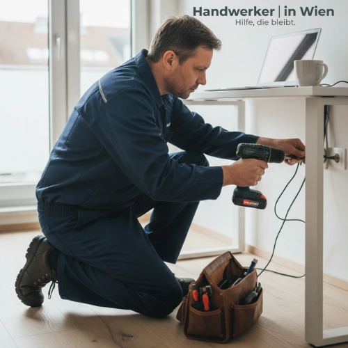 Handwerker tragen Möbel im Stiegenhaus